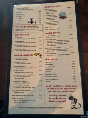 Menu photo 8 The Black Cat Tavern Hyannis, MA