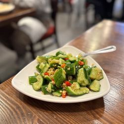 Juicy Dumpling Factory - Cucumber salad