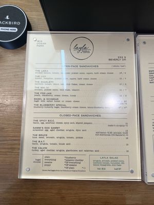 Menu photo 1 Layla Bagels & Coffee Santa Monica, CA Menu photo 1 Layla Bagels & Coffee Santa Monica, CA