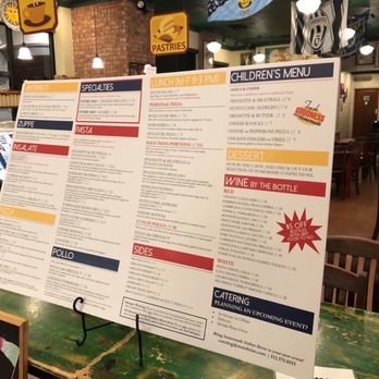 Mandola's Italian - menu - Italian Near Me - Austin, Texas