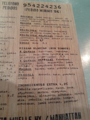 Menu photo 1 El Nómada Seville, SE Menu photo 1 El Nómada Seville, SE