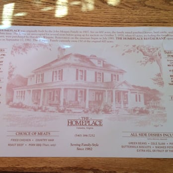 The Homeplace - American Near Me - Catawba, Virginia
