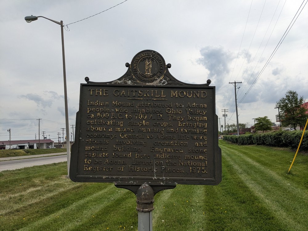 THE GAITSKILL MOUND HISTORICAL MARKER 680 Maysville Rd, Mount