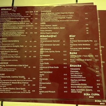 Boba Cuppa - Menu - Bubble Tea Near Me