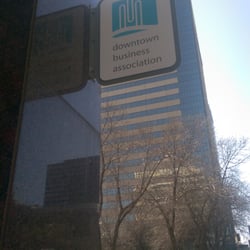Downtown Business Association of Edmonton - This sign indicates where this is from Jasper Ave!