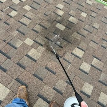 Dwell Roofing & Exteriors - Cleaning the exposed nail head. - Roofing Near Me - Plano, Texas Dwell Roofing & Exteriors - Cleaning the exposed nail head. - Roofing Near Me - Plano, Texas