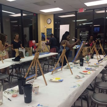 Painting with a Twist - At the end of class - Paint & Sip Near Me - Atlanta, Georgia Painting with a Twist - At the end of class - Paint & Sip Near Me - Atlanta, Georgia