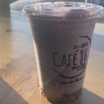 Cafe 86 - Mini Ube Monster Milkshake - Desserts Near Me - Las Vegas, Nevada