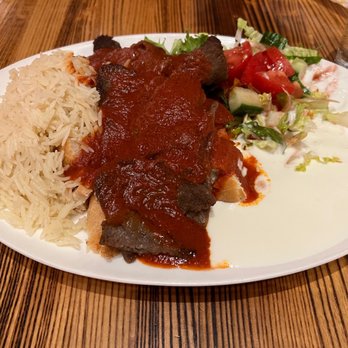 Sultan Kebab - Iskender Platter - Turkish Near Me - Charlottesville, Virginia Sultan Kebab - Iskender Platter - Turkish Near Me - Charlottesville, Virginia
