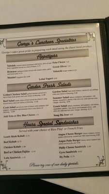 Menu photo 4 George's Bar & Grill Fresno, CA