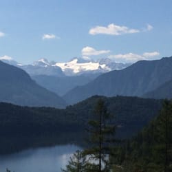 Altausseersee - Blick Richtung Dachstein (Hallstätter Gletscher)