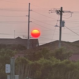 Check out this amazing sunset view from the deck ... no filter! Check out this amazing sunset view from the deck ... no filter!