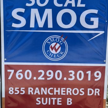 So Cal Smog Check - Sign - Smog Check Stations Near Me - San Marcos, California So Cal Smog Check - Sign - Smog Check Stations Near Me - San Marcos, California