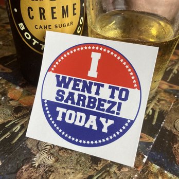 Sarbez - Free stickers - Cafes Near Me - Saint Augustine, Florida