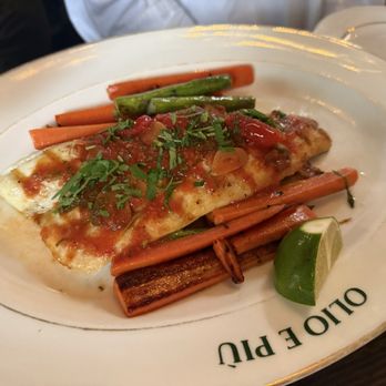 Olio e Più - Seared root vegetables and egg. - Pizza Near Me - New York, New York Olio e Più - Seared root vegetables and egg. - Pizza Near Me - New York, New York