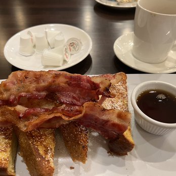 Zaza - Challah French toast and bacon - Diners Near Me - New York, New York Zaza - Challah French toast and bacon - Diners Near Me - New York, New York