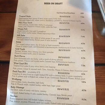 Standard Brewing - Menu! - Breweries Near Me - Seattle, Washington Standard Brewing - Menu! - Breweries Near Me - Seattle, Washington
