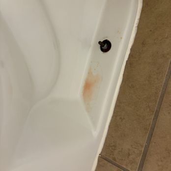 Red Lion Hotel Kalispell - Pink residue at base of toilet. Was there when I checked into my room. - Hotels Near Me - Kalispell, Montana