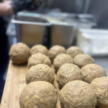 Trap Tacos 713 - Boudin balls in the making! - Tacos Near Me - Houston, Texas Trap Tacos 713 - Boudin balls in the making! - Tacos Near Me - Houston, Texas