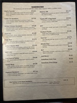 Menu photo 2 The Train Depot Fresno, CA Menu photo 2 The Train Depot Fresno, CA