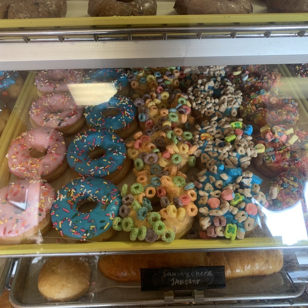Robin’s Snowflake Donuts & Cafe - Got the fruity pebbles one too! - Donuts Near Me - Spring, Texas Robin’s Snowflake Donuts & Cafe - Got the fruity pebbles one too! - Donuts Near Me - Spring, Texas