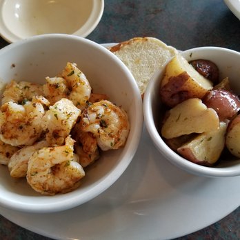 Shucks - Pan Fried Shrimps in Olive oil & Butter and Garlic with New Red Potatoes. Yummmmm! - Cajun/Creole Near Me - Abbeville, Louisiana