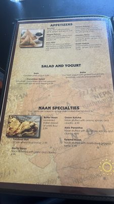 Menu photo 3 Taj Mahal Indian Cuisine Redding, CA Menu photo 3 Taj Mahal Indian Cuisine Redding, CA