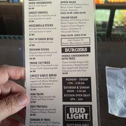 Slapsy Maxie's - Menu