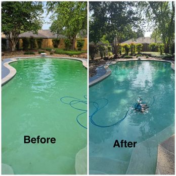Galaxy Pool Cleaning - 2 weeks difference, 1 visit per week. Correcting water chemical levels, scrubbing floor, walls and steps and vacuuming. - Pool Cleaners Near Me - Humble, Texas Galaxy Pool Cleaning - 2 weeks difference, 1 visit per week. Correcting water chemical levels, scrubbing floor, walls and steps and vacuuming. - Pool Cleaners Near Me - Humble, Texas