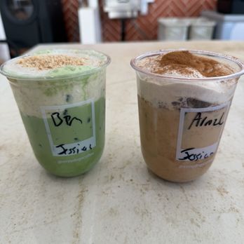 Stray Dogs Coffee Roasters - Banana pudding matcha and arroz con leche latte - Coffee Roasteries Near Me - Riverside, California