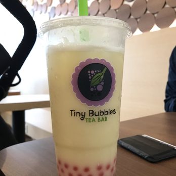 Tiny Bubbles Tea Bar - Honey mango with pomegranate - Bubble Tea Near Me - Woodstock, Georgia Tiny Bubbles Tea Bar - Honey mango with pomegranate - Bubble Tea Near Me - Woodstock, Georgia