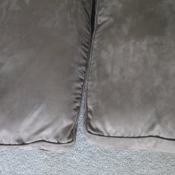 Xcellent Care Carpet Cleaning - Wax removed from sofa cushion