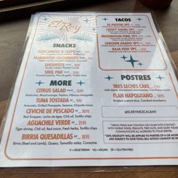Menu Menu