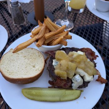 The Landing - Bleu, Bacon & Apple Burger - Burgers Near Me - Hillsborough, New Jersey The Landing - Bleu, Bacon & Apple Burger - Burgers Near Me - Hillsborough, New Jersey