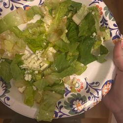 Original Italian Pizza & Ristorante - Very brown lettuce