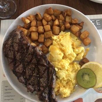 Barnaby's Cafe - Petite Steak, Eggs, and Potatoes - American Near Me - Houston, Texas