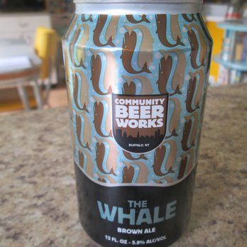 Community Beer Works - a can of the whale brown ale - Breweries Near Me - Buffalo, New York Community Beer Works - a can of the whale brown ale - Breweries Near Me - Buffalo, New York