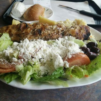 Zet's Restaurant - The Zets staple. Chicken Souvlaki dinner. - Diners Near Me - Mississauga, Ontario Zet's Restaurant - The Zets staple. Chicken Souvlaki dinner. - Diners Near Me - Mississauga, Ontario