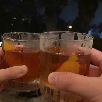 The Ice Plant - Enjoying an amazing old fashioned - Cocktail Bars Near Me - St. Augustine, Florida