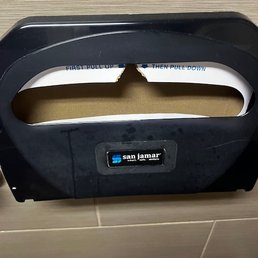 No toilet seat covers