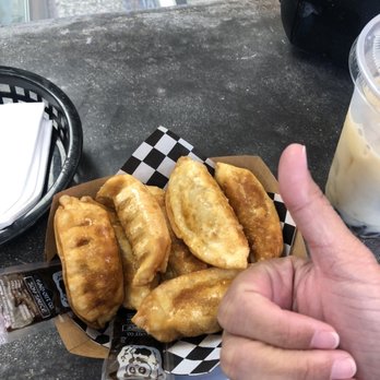 Kuma - Very large sized Gyoza (potstickers) - Ice Cream & Frozen Yogurt Near Me - San Antonio, Texas