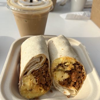 Lineage Coffee Roasting - Farm & Haus Chorizo Burrito. With a Love Latte. - Coffee Roasteries Near Me - Orlando, Florida Lineage Coffee Roasting - Farm & Haus Chorizo Burrito. With a Love Latte. - Coffee Roasteries Near Me - Orlando, Florida