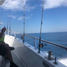 Fishing from one side