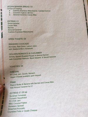 Menu photo 8 Palm Vaults Hackney, XGL