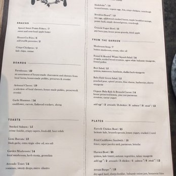 Terrain Cafe - Brunch menu- April 2019 - Breakfast & Brunch Near Me - Bethesda, Maryland