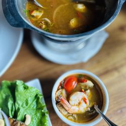 Similan Thai Cuisine - Tom Yum Soup, Yum Pla Trout