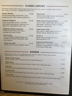 Menu photo 1 Stan's Maple Cafe Ukiah, CA