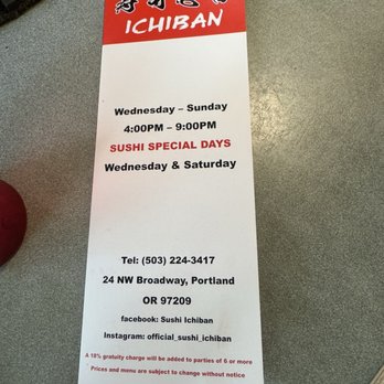 Sushi Ichiban - Sushi Bars Near Me - Portland, Oregon Sushi Ichiban - Sushi Bars Near Me - Portland, Oregon