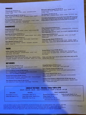 Menu photo 2 Twin Peaks Boise, ID Menu photo 2 Twin Peaks Boise, ID