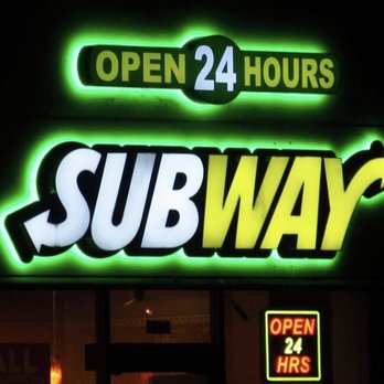 Subway - a subway sign lit up at night - Sandwiches Near Me - Chicago, Illinois Subway - a subway sign lit up at night - Sandwiches Near Me - Chicago, Illinois